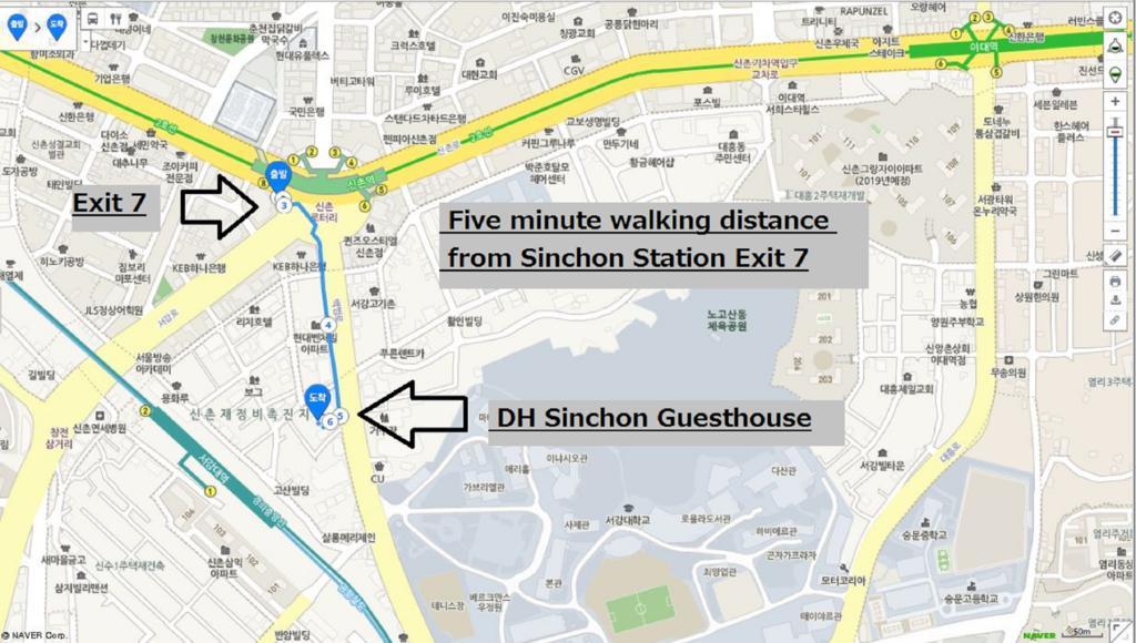 D.H Sinchon Guesthouse Seoul Exterior photo